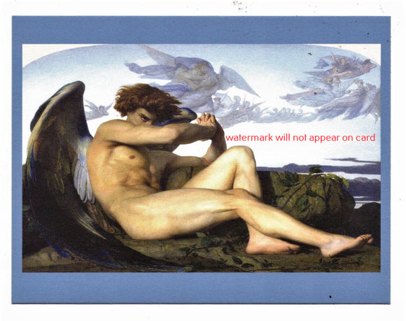 POSTCARD / CABANEL, Alexandre / Fallen Angel, 1847