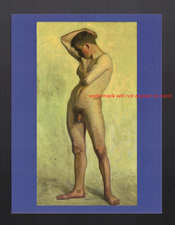 POSTCARD / JANSSON Eugen Fredrick / Nude male, 1910