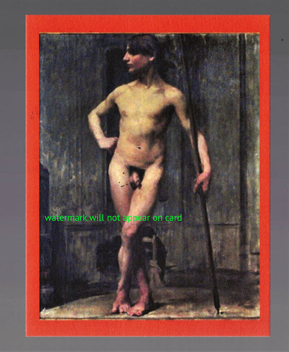 POSTCARD / Félix, Léon Pierre / Male nude 1897