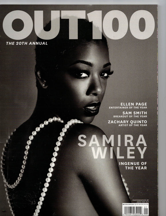 OUT MAGAZINE / 2014 December / Samira Wiley