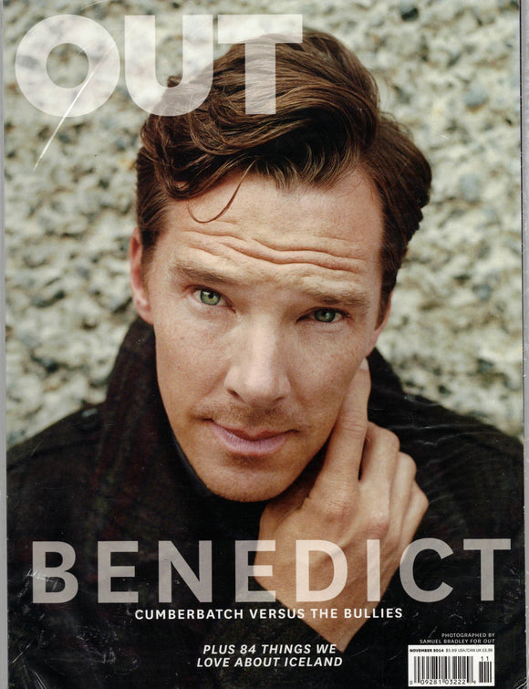 OUT MAGAZINE / 2014 November / Benedict Cumberbatch