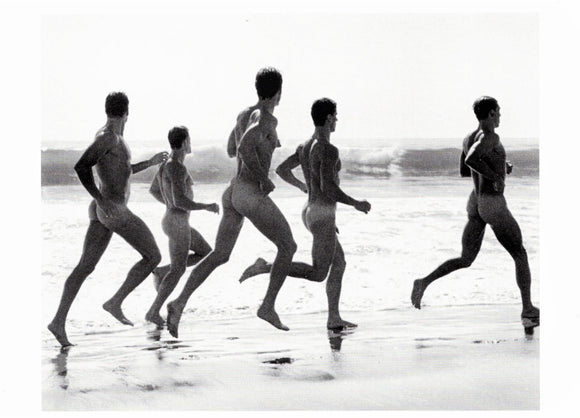 POSTCARD / WEBER, Bruce / The Beach at Point Conception, California 1989