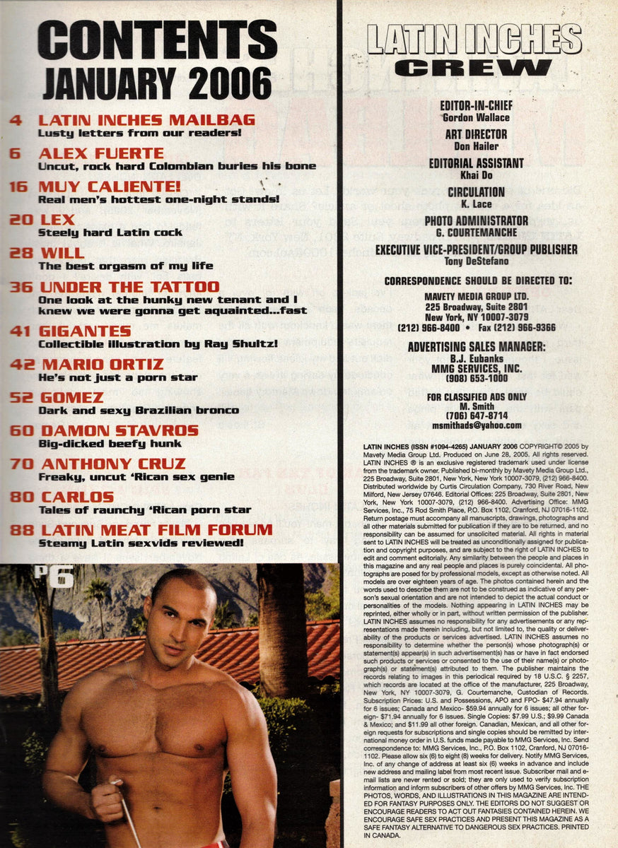 LATIN INCHES / 2006 / January / Will Navarro / Gomez Aguilar / Alex Fu ...