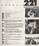GAI PIED HEBDO FRANCE Magazine / 1986 / Mai / No. 221 / Patrice Chéreau