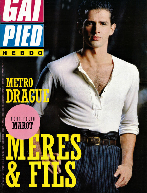 GAI PIED HEBDO FRANCE Magazine / 1986 / Mai / No. 221 / Patrice Chéreau