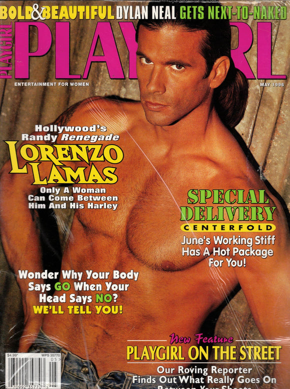 PLAYGIRL / 1996 / May / Lorenzo Lamas