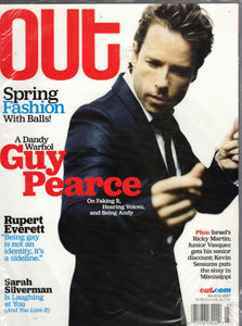 OUT MAGAZINE / 2007 March / Guy Pearce / Rupert Everett