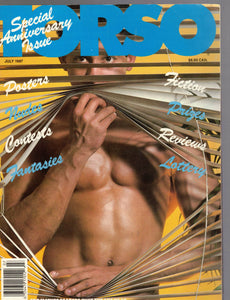 TORSO / 1987 / July + 4 posters / Kristen Bjorn