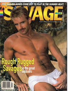 SAVAGE MALE / 1996 / July / Chase Hunter / Reinaldo Medeiros / Jeff Stryker / Karl Bruno / Tom Chase