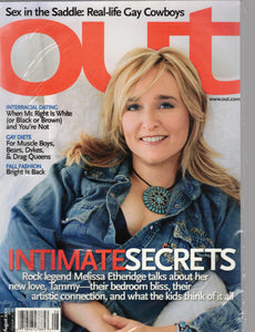 OUT MAGAZINE / 2002 / August / Melissa Etheridge