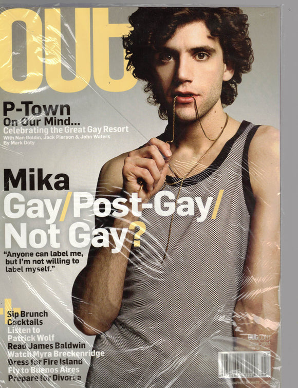 OUT MAGAZINE / 2007 / July / Mika