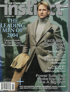 INSTINCT MAGAZINE / 2004 November / Carson Kressley