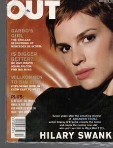 OUT MAGAZINE / 1999 / October / Hilary Swank