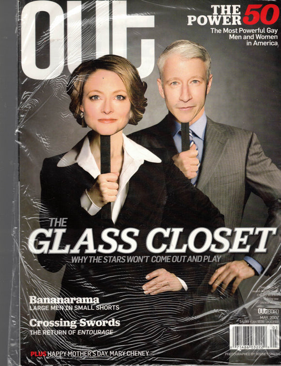 OUT MAGAZINE / 2007 / May / Anderson Cooper / Jodie Foster