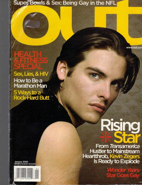 OUT MAGAZINE / 2006 January / Kevin Zegers