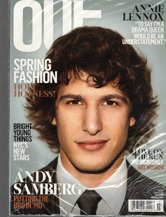 OUT MAGAZINE / 2009 / March / Andy Samberg