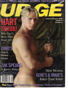 URGE / 1996 / January - February / Zak Spears / Chance Caldwell / Johnny Rey / Daryl Brock / Gene Timmons / Patrick Ryan / Adam Hart / Dino Phillips