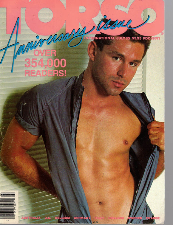 TORSO / 1985 / July / Brock Beatty / Shane McKeon / Tony Bello / Dave Connors / Rod Phillips / Joe Nemo / Rocco Devega / Doug O'Brien / Jeff Hitchcock / Glenn Armstrong / Leo Ford / Mike Ramsey / Alain Jourdan