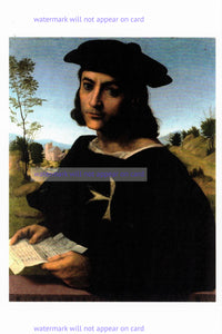 POSTCARD / CHRISTOFANO, Francesco / Knight of Rhodes, 1515