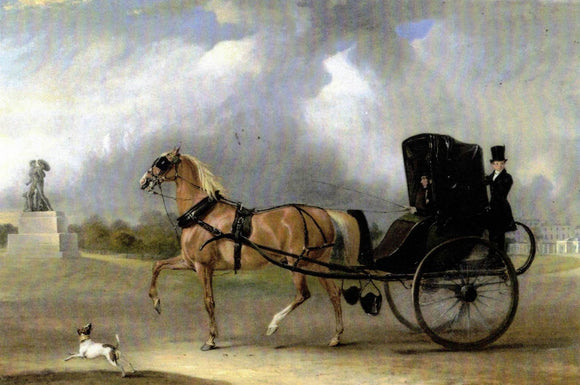 POSTCARD / FENELY / Horse and cart / 1833