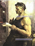 POSTCARD / SEROV, Vladimir / Portrait of a worker, 1960