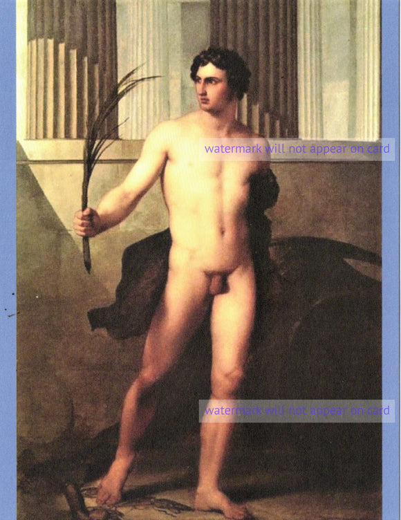 POSTCARD / HAYEZ, Francesco / The winning athlete, 1813