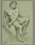 POSTCARD / LUTI, Benedetto / Academic Nude, 1700