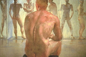 NOTE CARD / DEYNEKA, Alexandr / After the battle shower, 1941