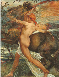 POSTCARD / CRANE Walter / Pegassus, 19th century