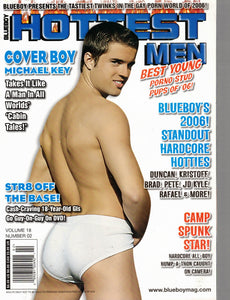 BLUEBOY / Hottest Men / 2006 / Michael Key / Duncan Princo / Mark Zebro / Kristoff Caine / Brad Rock / Pete Ross / Kyle Lewis