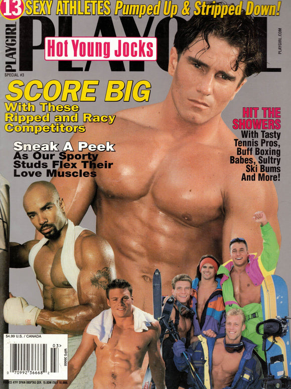 PLAYGIRL Special / 2000 / June / No. 3 / Hot Young Jocks / Jeff Palmer / Thomas Crawley / Kevin Kolling / Derek Russo / C. J. Hanson / Tim Carlton