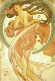 POSTCARD / MUCHA, Alphonse / Dance, 1898