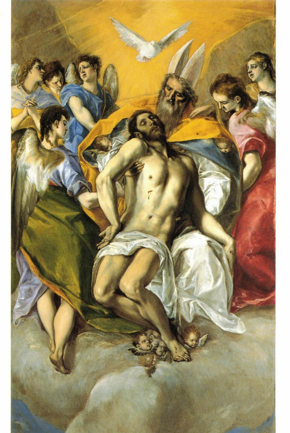 POSTCARD / EL GRECO / The Trinity, 1595
