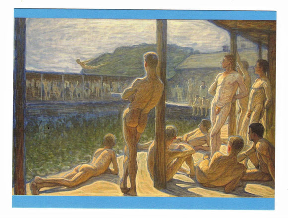 POSTCARD / JANSSON, Eugen Fredrick / The Navy Bath House, 1912