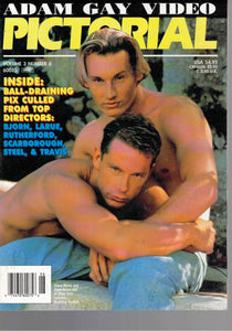 ADAM GAY VIDEO PICTORIAL / 1995 / December / Steve Marks / Drew Nolan / Chase Hunter / Al Parker / Ted Cox / Chris Burns