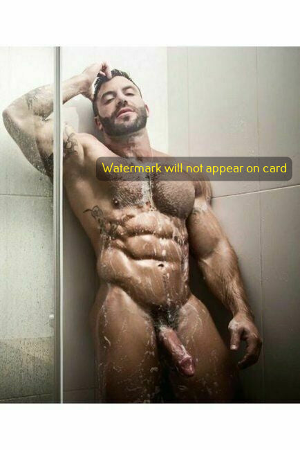 POSTCARD / Avi Dar nude in shower