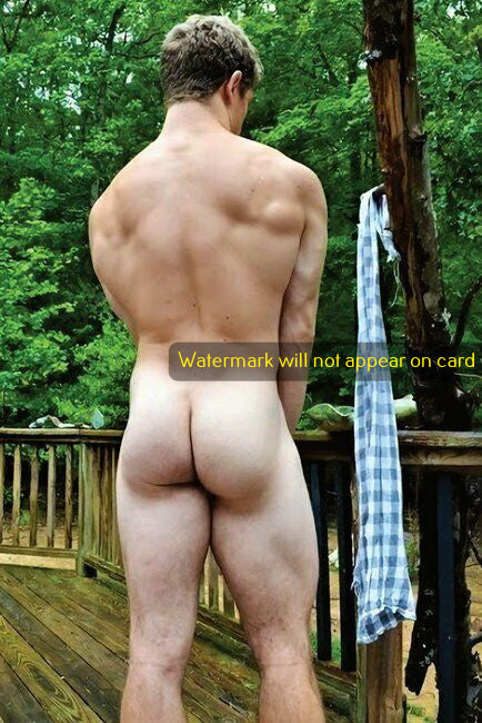POSTCARD / Jamie nude butt from back