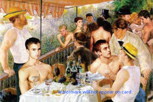 POSTCARD / RENOIR Auguste (Inspired by) / The Gay Canotiers