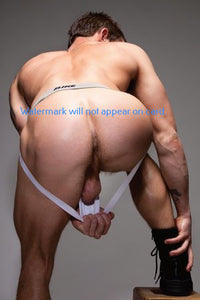 POSTCARD / Paul nude from back in jockstrap