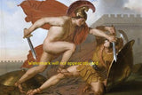 POSTCARD / ART / GIRODET, Anne-Louis / Le Combat / 1808