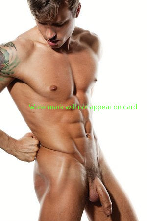 POSTCARD / Antoine nude from side