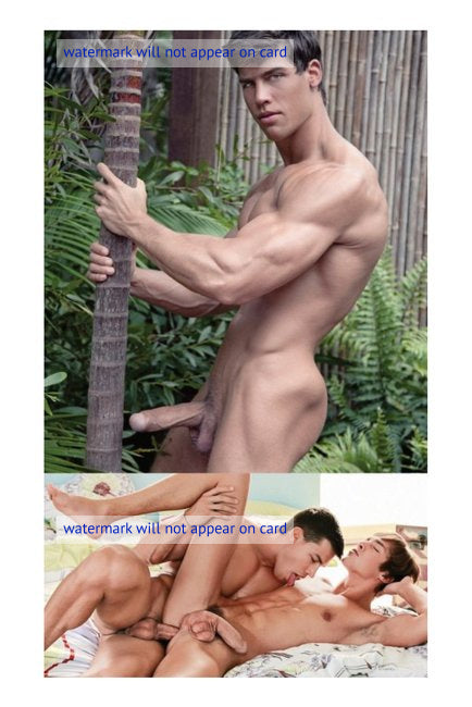 POSTCARD / Kris Evans nude in two views