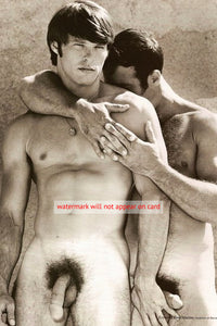 POSTCARD / Erron nude with friend