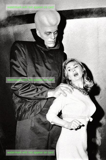 POSTCARD / TWILIGHT ZONE / Richard Kiel + Susan Cummings, 1962