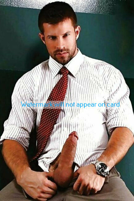 POSTCARD / Kyle nude with shirt and tie