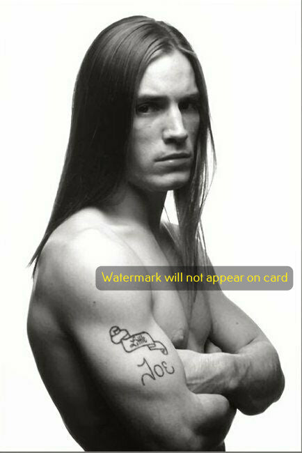 POSTCARD / Joe Dallesandro with long hair / Trash, 1971 / Andy Warhol