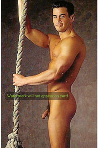 POSTCARD / Rich James nude with rope