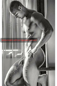 POSTCARD / Charles nude from side