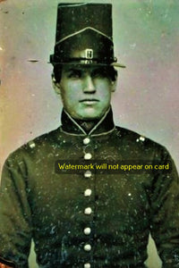 POSTCARD / Soldier / 19th century