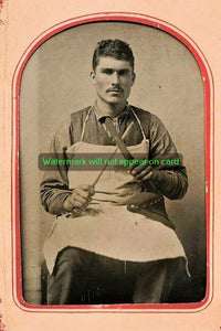 POSTCARD / Butcher / 19th century